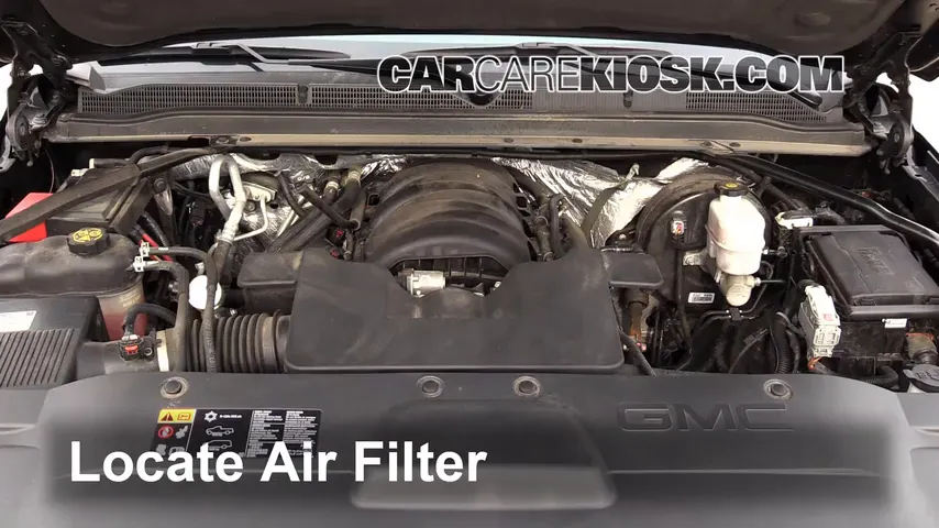 2015 GMC Yukon XL SLT 5.3L V8 FlexFuel Air Filter (Engine) Replace
